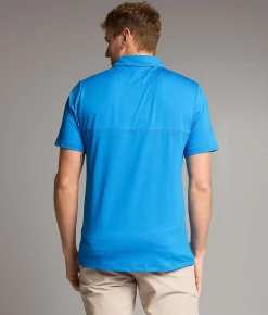 Tops | Maven Co-op Course Performance Polo Malibu Blue