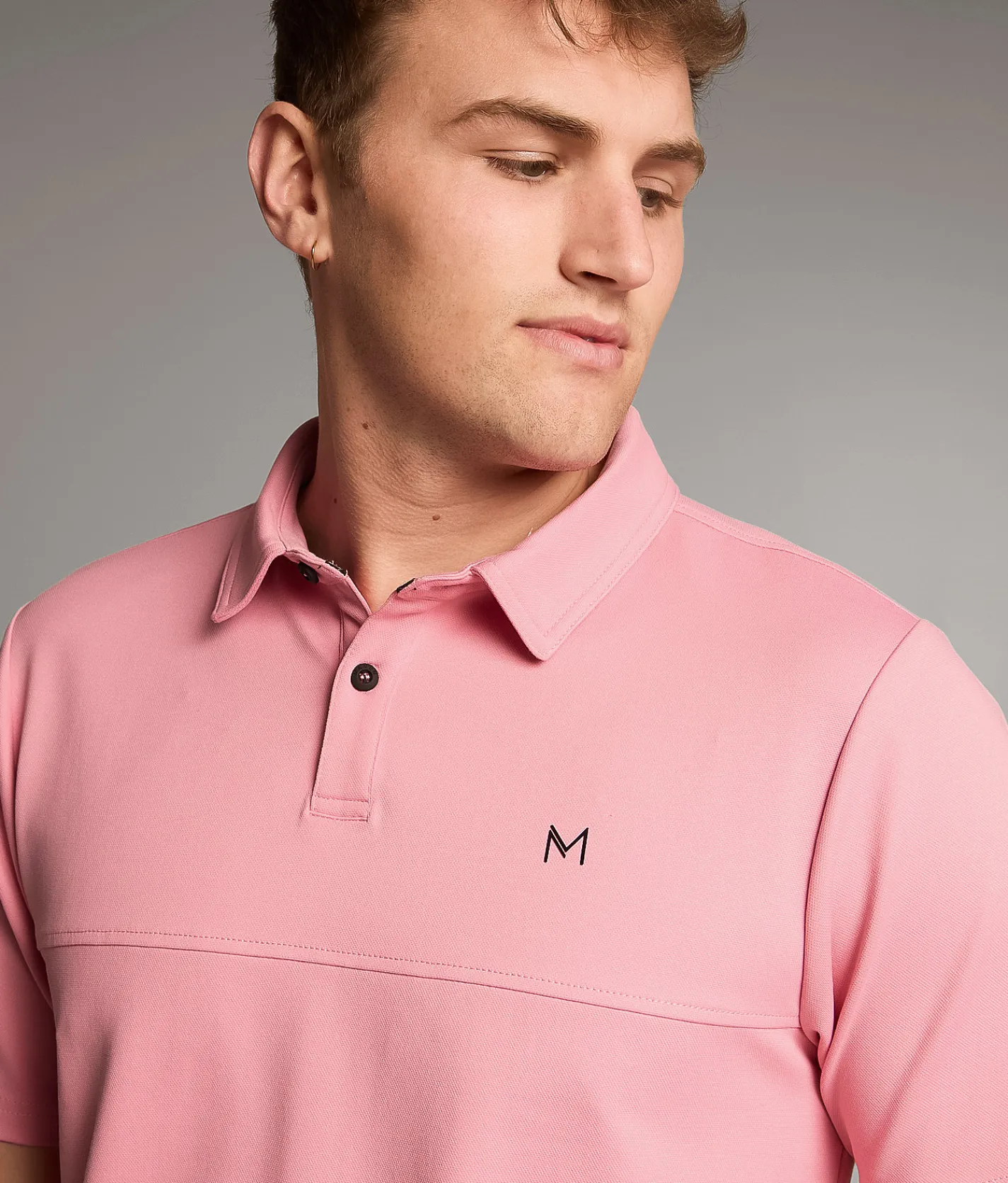 Maven Co-op Course Performance Polo Pink Hot
