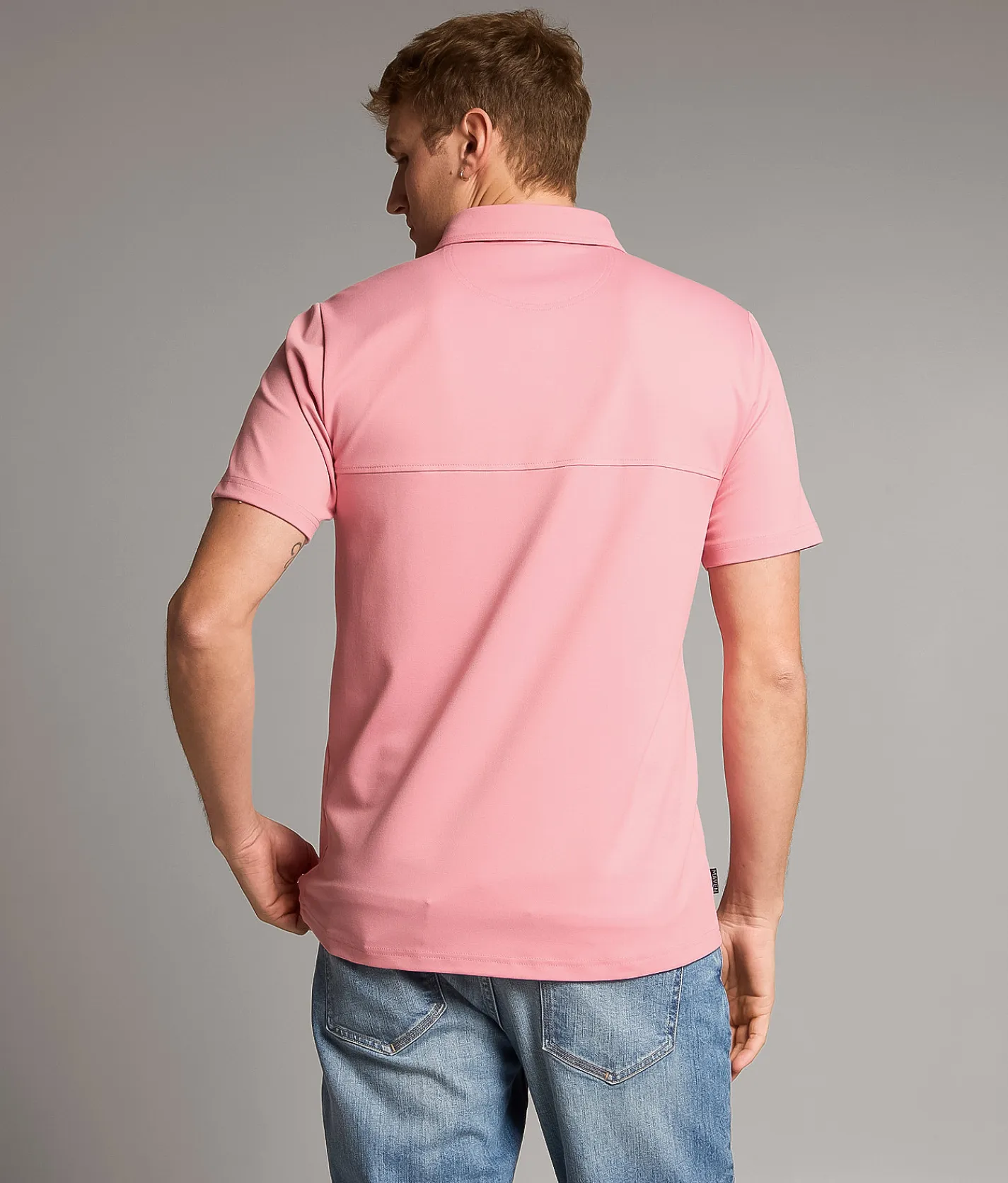Maven Co-op Course Performance Polo Pink Hot