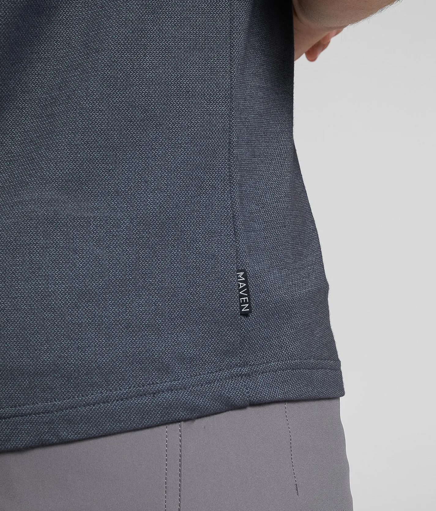 Tops|Activewear | Maven Co-op Course Performance Polo Black Slate