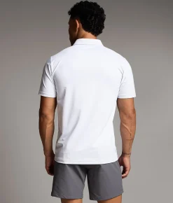 Maven Co-op Course Performance Polo White Grey