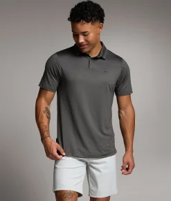 Maven Co-op Course Striped Performance Polo Dark Shadow Discount