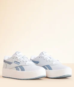 Shoes|Activewear | Reebok® Court Advance Leather Sneaker Moon White Soft Slate