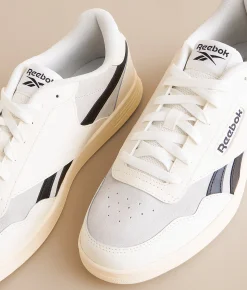 Activewear|Shoes | Reebok® Court Advance Leather Sneaker Chalk Scorchedearth Chalk