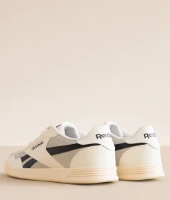 Activewear|Shoes | Reebok® Court Advance Leather Sneaker Chalk Scorchedearth Chalk