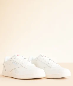 Shoes|Activewear | Reebok® Court Advance Leather Sneaker Chalk Blue Peak Vector Re