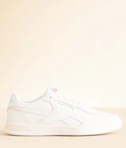 Shoes|Activewear | Reebok® Court Advance Leather Sneaker Chalk Blue Peak Vector Re