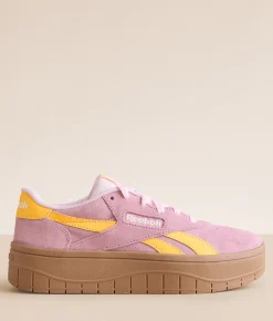 Shoes|Activewear | Reebok® Court Advance Surge Leather Sneaker Dustyrose Solargold Gum