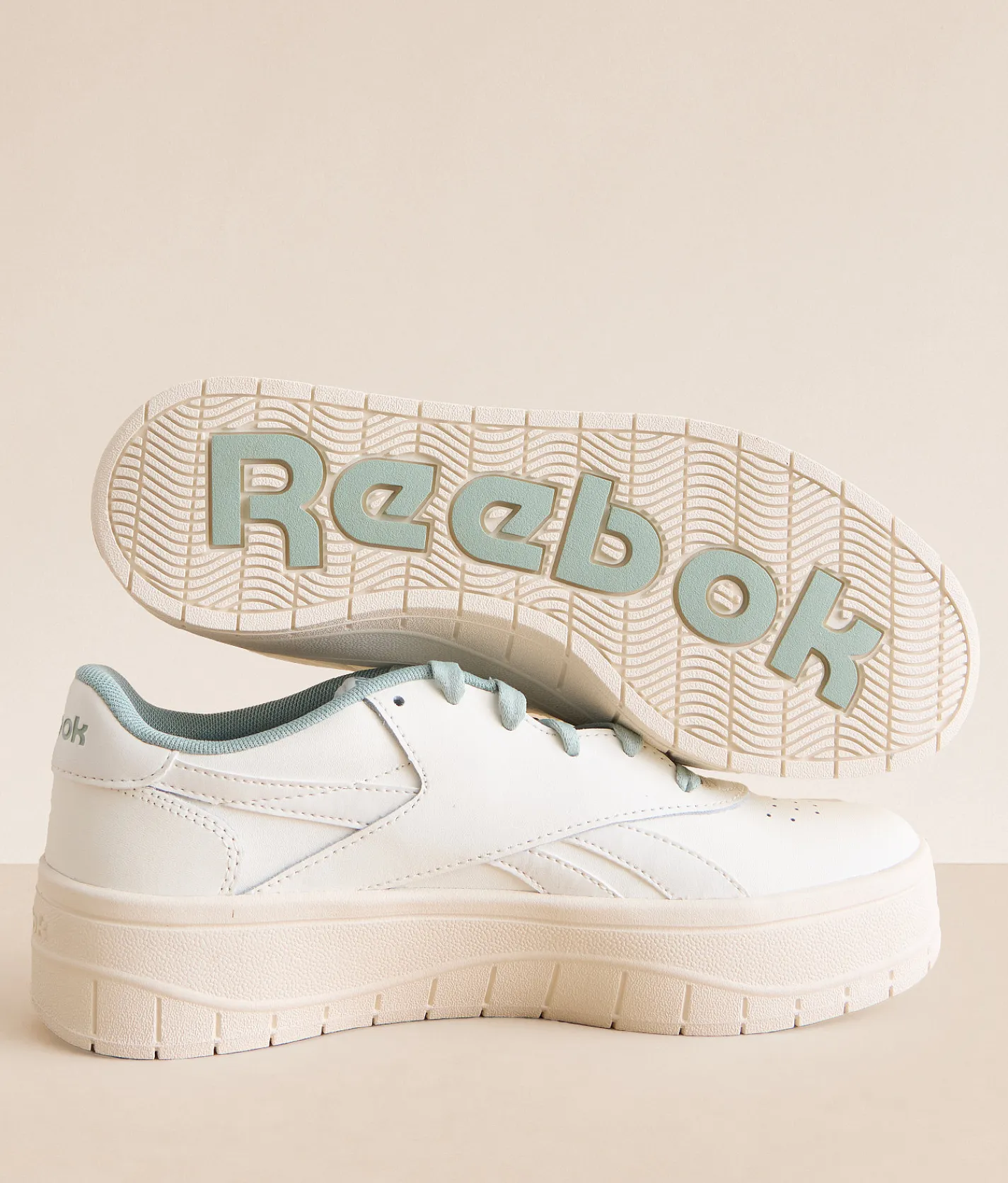 Reebok® Court Advance Surge Leather Sneaker Chalk Vintage Chalk
