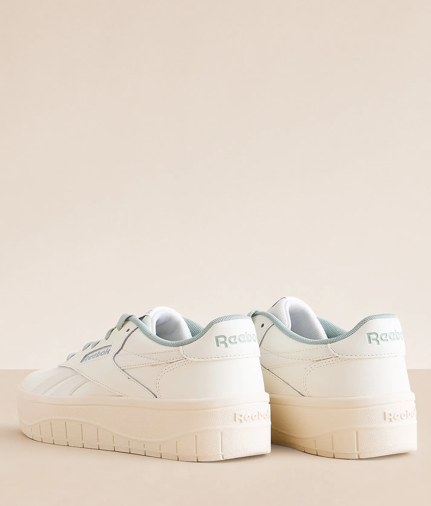 Reebok® Court Advance Surge Leather Sneaker Chalk Vintage Chalk