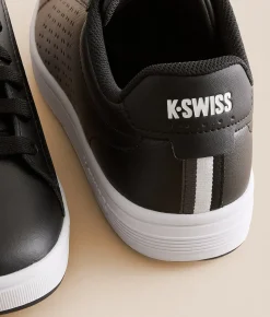 Shoes | K-Swiss Court Base II Leather Sneaker Black White
