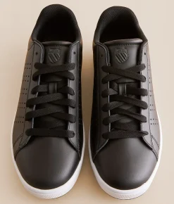 Shoes | K-Swiss Court Base II Leather Sneaker Black White