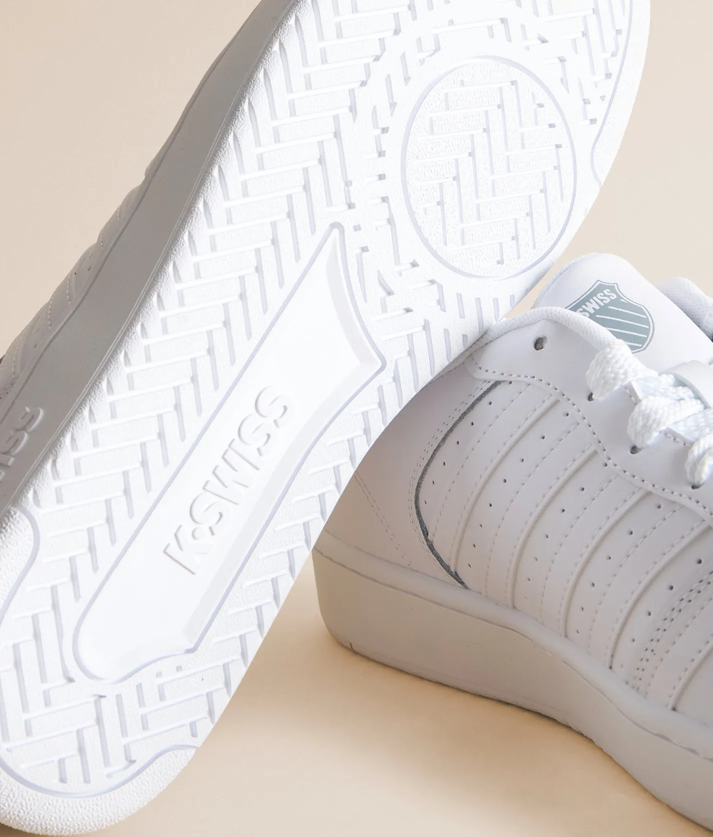 K-Swiss Court Palisades Sneaker White Clearance