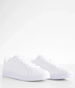 K-Swiss Court Tiebreaker Leather Sneaker White White White Online