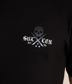 Sullen Cover Girl T-Shirt Jet Black Discount