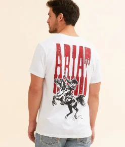 Graphic T-Shirts | Ariat Cowboy Comic T-Shirt White