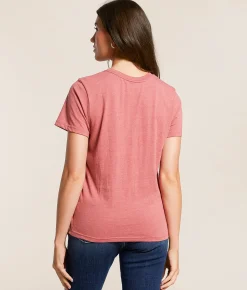 Tops | Wrangler® Cowboy Hat T-Shirt Mauvewood Heather