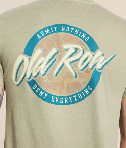 Old Row Cowboy Killer T-Shirt Khaki New