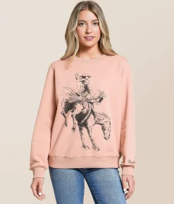 Wrangler® Cowboy Pullover Misty Rose Discount
