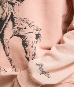 Wrangler® Cowboy Pullover Misty Rose Discount