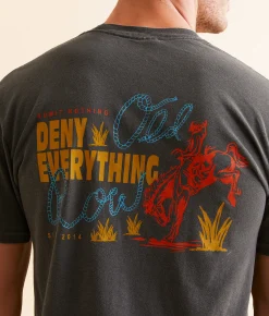 Old Row Cowboy Rope T-Shirt Pepper Clearance
