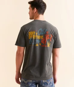 Old Row Cowboy Rope T-Shirt Pepper Clearance