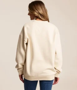 Tops | Goodie Two Sleeves Cowboys & Beer Oversized Pullover Natural