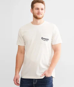 Sendero Provisions Co. Cowboys Don't Cry T-Shirt Vintage White Clearance