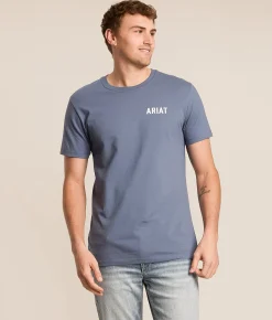 Tops|Graphic T-Shirts | Ariat Cowboy Tested T-Shirt Grisalle