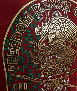 Freedom Ranch Cowboy Tough T-Shirt Rosewood Best