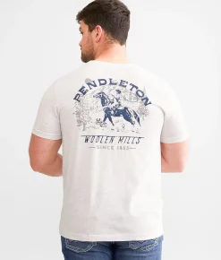Graphic T-Shirts | Pendleton Cowboy T-Shirt Ash