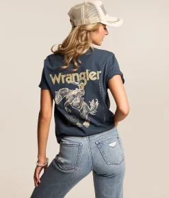 Tops | Wrangler® Cowboy T-Shirt Midnight Navy