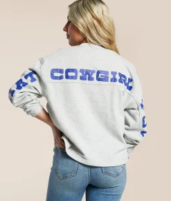 Ariat Cowgirl Tough Pullover Heather Grey New