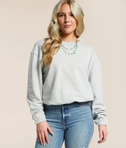 Ariat Cowgirl Tough Pullover Heather Grey New