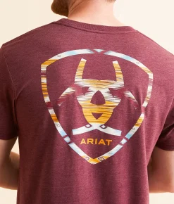 Graphic T-Shirts | Ariat Coyote Cobija T-Shirt Maroon Heather