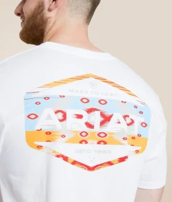 Graphic T-Shirts | Ariat Coyote Serape T-Shirt White