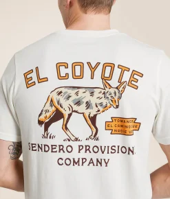 Graphic T-Shirts | Sendero Provisions Co. Coyote T-Shirt Vintage White