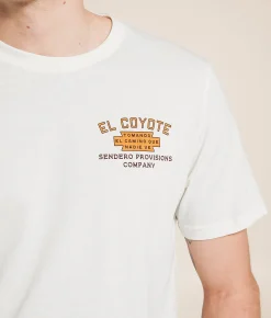 Graphic T-Shirts | Sendero Provisions Co. Coyote T-Shirt Vintage White