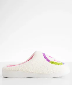 Shoes | Mia Cozi Smiley Slipper Tan Smile Multi