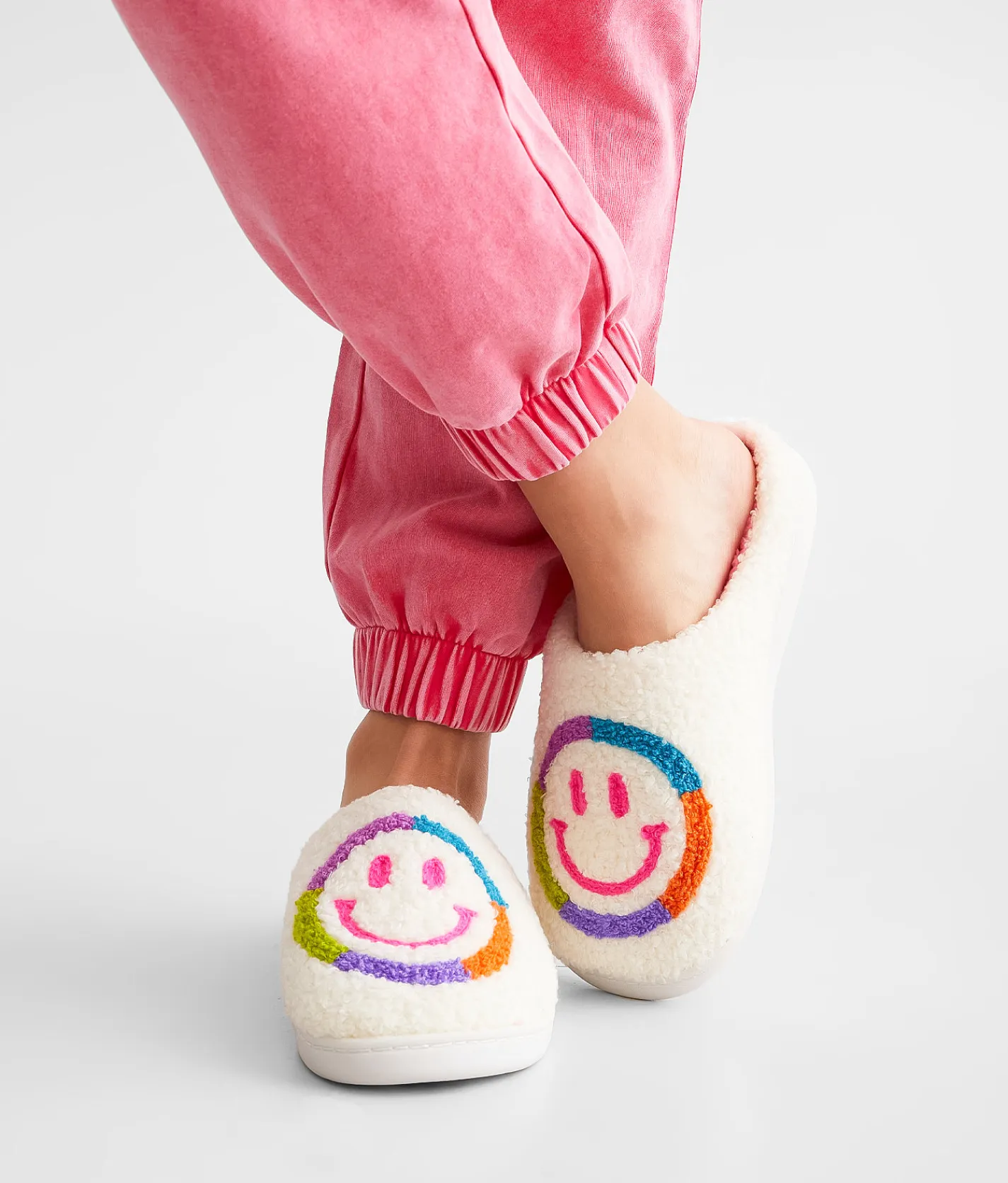 Shoes | Mia Cozi Smiley Slipper Tan Smile Multi