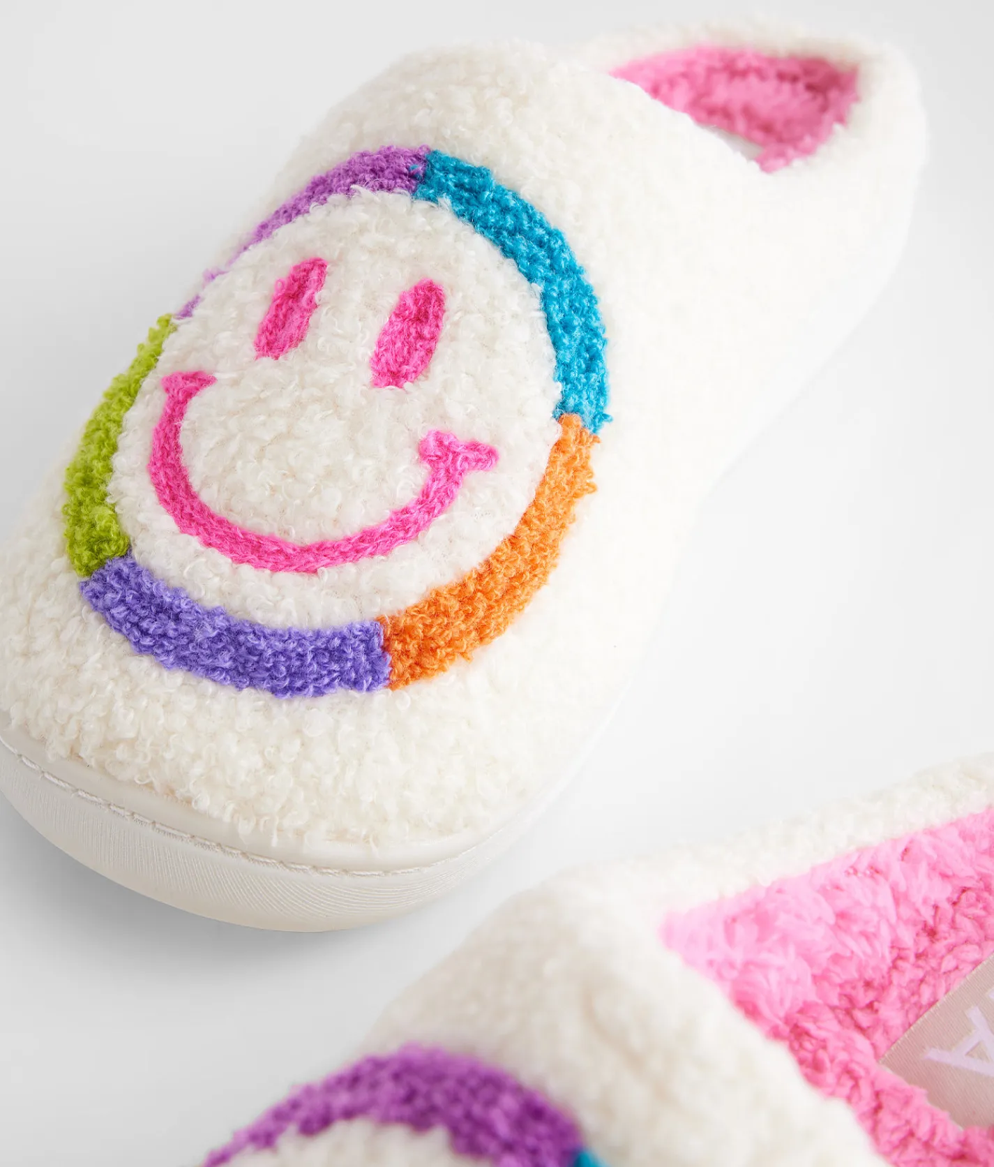 Shoes | Mia Cozi Smiley Slipper Tan Smile Multi