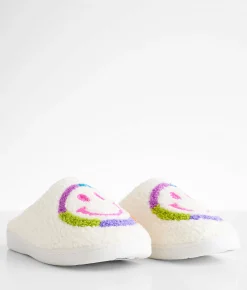 Shoes | Mia Cozi Smiley Slipper Tan Smile Multi