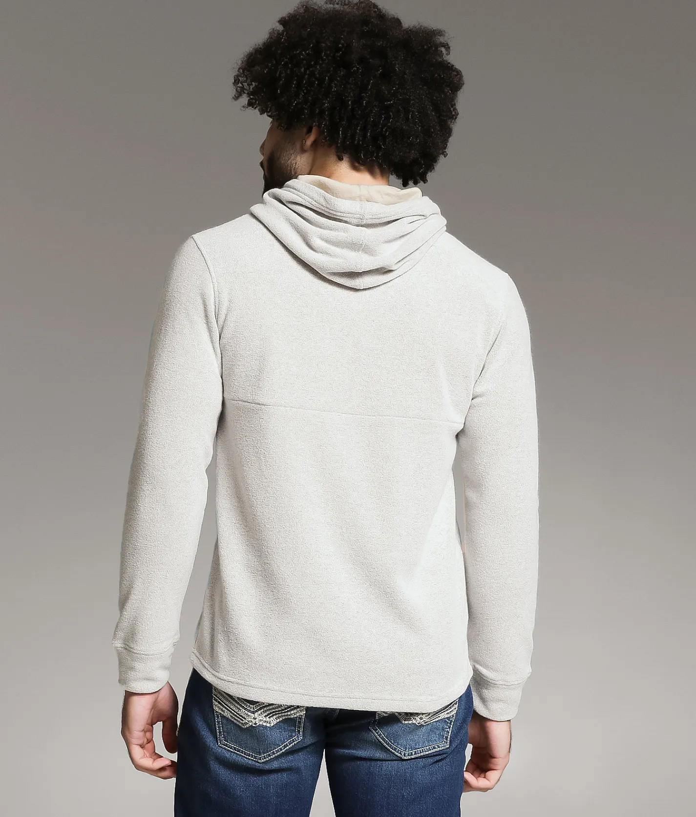 Tops | BKE Cozy Knit Hoodie Cloud Dancer