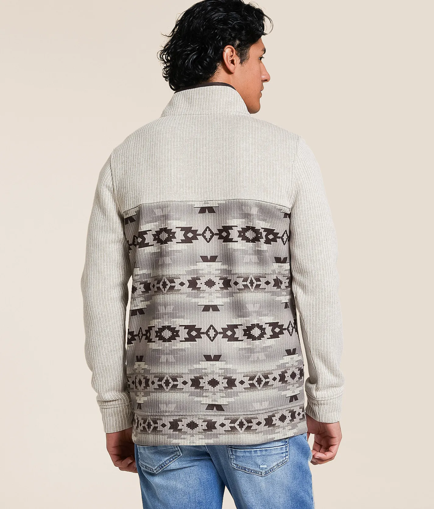 Tops | Departwest Cozy Quarter Snap Pullover Taupe