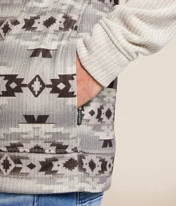 Tops | Departwest Cozy Quarter Snap Pullover Taupe