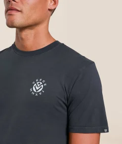 Veece Cracked Diamond T-Shirt Charcoal Best