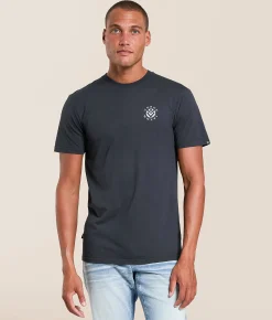 Veece Cracked Diamond T-Shirt Charcoal Best