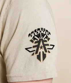 Tops|Graphic T-Shirts | American Fighter Crafton T-Shirt Sand