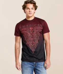 Tops|Graphic T-Shirts | American Fighter Cranston T-Shirt Cherry Black