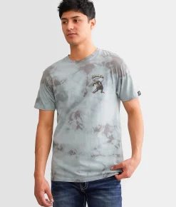 Graphic T-Shirts | Sullen Crawling Panther T-Shirt Slate Lt Grey Crystal Was